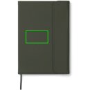 VINGA Baltimore GRS-zertifiziertes Papier & PU-Notizbuch Farbe: grün
