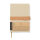 VINGA Bosler Notizbuch aus RCS recyceltem Canvas Farbe: greige