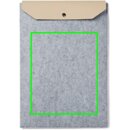 VINGA Albon 15" Laptop-Seeve aus GRS recyceltem Filz Farbe: grau