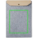 VINGA Albon 17" Laptop-Seeve aus GRS recyceltem Filz Farbe: grau