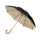 VINGA Bosler AWARE™ Regenschirm aus recyceltem PET Farbe: schwarz