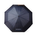 VINGA Bosler AWARE™ 21" faltbarer Schirm aus recyceltem PET Farbe: navy blau