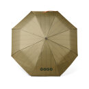 VINGA Bosler AWARE™ 21" faltbarer Schirm aus recyceltem PET Farbe: grün