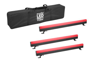 EUROLITE Set 3x AKKU PT-100/32 Pixel DMX Tube + Soft-Bag