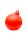 Shining Christmas Ball (Red)