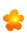 Shining Flower Ø 40 (Orange)