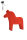 Shining Dala Horse 43 rot (Solar, veredelt)