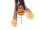 EUROPALMS Halloween Ground Stake Figure Pumpkin Man Handstand, animated, 153cm