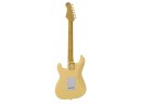 DIMAVERY ST-203 E-Gitarre, vintage weiß