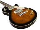 DIMAVERY LP-700 E-Guitar, flamed brown