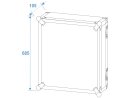 ROADINGER Verstärkerrack PR-2, 14HE, 47cm mit Rollen
