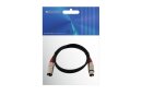 OMNITRONIC XLR Cable 3-pin 1.5m bk/rd