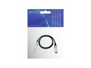 OMNITRONIC Adapterkabel XLR(M)/Klinke mono 0,9m sw