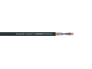 SOMMER CABLE Microphone Cable 2x0.34 100m bk CLUB