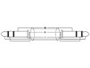 OMNITRONIC Klinkenkabel 6,3 Patchcord stereo 6x0,9m
