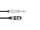 OMNITRONIC Adapterkabel XLR(F)/Klinke mono 2m sw