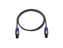 PSSO Lautsprecherkabel Speakon 2x2,5 1,5m sw