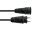 PSSO Extension 3x1.5 1.5m bk