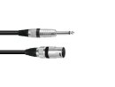 OMNITRONIC Adapterkabel XLR(M)/Klinke mono 0,9m sw