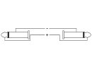 OMNITRONIC Lautsprecherkabel Klinke 2x1,5 1,5m sw