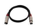 OMNITRONIC XLR Cable 3-pin 1.5m bk/rd