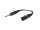 SOMMER CABLE Adapterkabel XLR(M)/Klinke stereo 0,15m