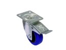 ROADINGER Swivel Castor 100mm blue with brake