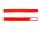 GAFER.PL Kabelbinder Klettverschluss 25x550mm 5er Pack rot