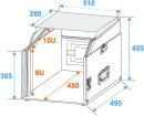 ROADINGER Special Combo Case LS5 Laptop-Desk, 6U