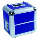 ROADINGER Record Case ALU 50/50, rounded, dark blue