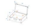 ROADINGER Universal-Koffer-Case Tour Lock schwarz