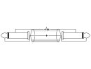 OMNITRONIC Klinkenkabel 6,3 mono 1,5m sw