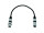 OMNITRONIC XLR Kabel 3pol 0,2m sw