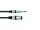 OMNITRONIC Adapterkabel XLR(M)/Klinke stereo 0,2m sw