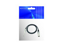 OMNITRONIC Adapterkabel XLR(M)/Klinke mono 0,9m sw