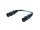 SOMMER CABLE Adapter Cable XLR(M)/XLR(M) 0.15m bk