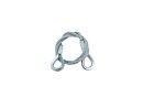 EUROLITE Steel Rope 600x3mm silver with Thimbles