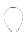EUROLITE Stahlseil 1000x6mm silber mit Kausche