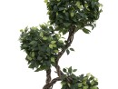 EUROPALMS Ficus Multi Spiralstamm, Kunstpflanze, 160cm