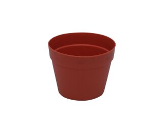 EUROPALMS Flowerpot plastic, red, 17cm