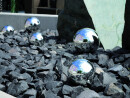 EUROPALMS Deco Ball 30cm, silver