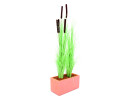 EUROPALMS Reed grass, light green, artificial,  127cm