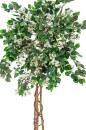 EUROPALMS Bougainvillea, Kunstpflanze, weiß, 180cm