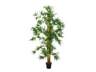 EUROPALMS Bambus Multistamm, Kunstpflanze, 210cm