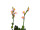 EUROPALMS Steinrose (EVA), Kunstpflanze, pink, 32cm