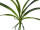 EUROPALMS Orchid leaf (EVA), arificial, green, 45cm