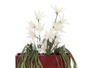 EUROPALMS Clematis Branch (EVA), artificial, white