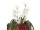 EUROPALMS Clematis Branch (EVA), artificial, white