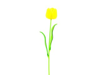 EUROPALMS Kristalltulpe, Kunstblume, gelb 61cm 12x