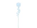 EUROPALMS Kristallrose, Kunstblume, transparent, 81cm 12x